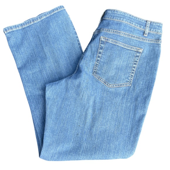 Coldwater Creek High Rise Straight-Leg Jeans Size P16 - Picture 3 of 5